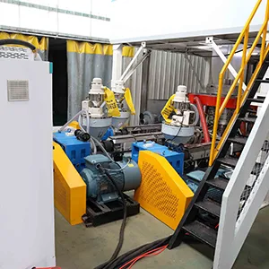 Raw material handling unit